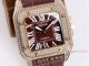 High Quality Cartier Santos De Diamond Case Brown Dial Wrist Automatic (5)_th.jpg